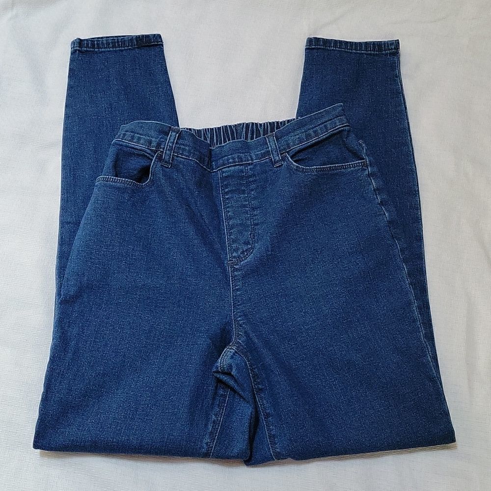 COPY - DENIM&CO Dark Blue Stretch Jeans Leggings Jeggings Small EUC